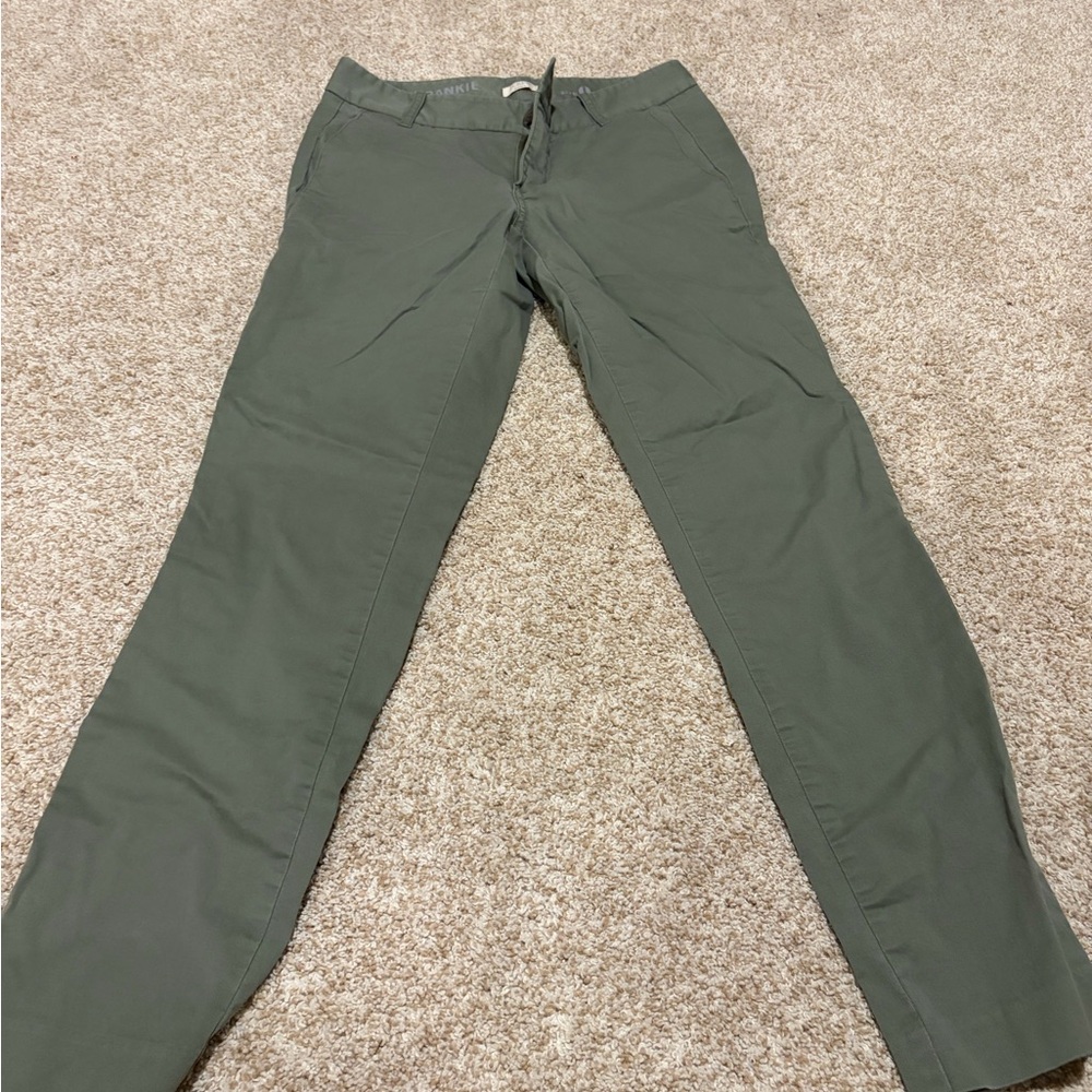 J. Crew women’s Forest Green Chinos